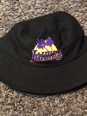 Black Lakers Kids Bucket Hat
